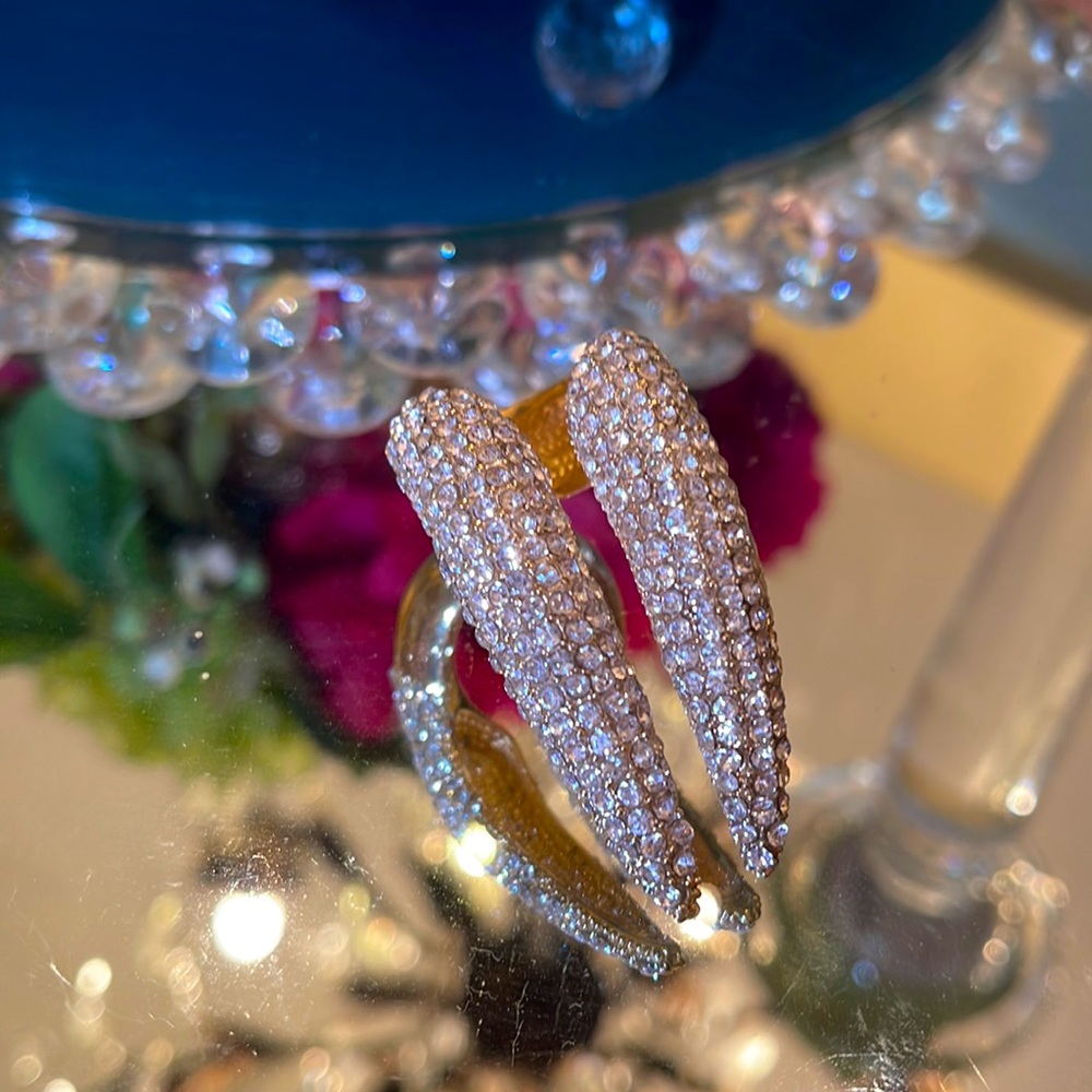 Claw Crystal Ring - image 1